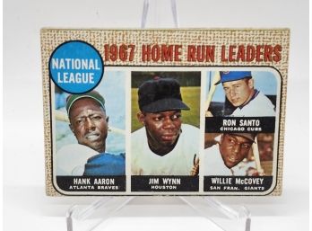 1968 Topps Home Run Leaders Hank Aaron, Willie Mccovey, Etc