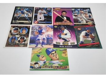 Lot Of 9 Mike Piazza Rookie Cards