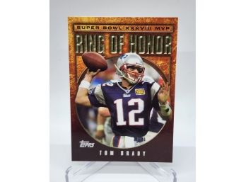 2004 Topps Super Bowl Ring Of Honor Tom Brady Insert Card