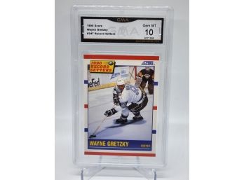 1990 Score Wayne Gretzky Record Setters Graded 10 Gem Mint