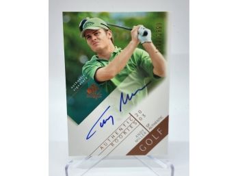 2003 Upper Deck Golf Andy Miller Autograph Card