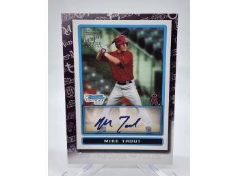 2021 Topps Through The Years Mike Trout Insert Card