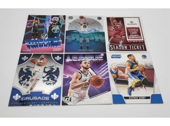 Lot Of 6 Stephen Curry Cards