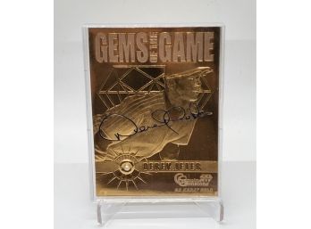 Rare 1998 Gems Of The Game Derek Jetwr Cars With Genuine Pearl /1998 With COA