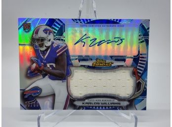 2015 Topps Finest Karlos Williams Rookie Patch Auto /60