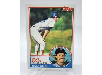 1983 Topps Wade Boggs Rookie Card