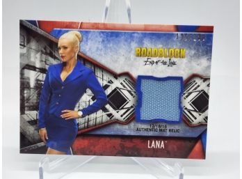 2017 Topps WWE Lana Event Used Mat Relic