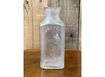 Antique Pharmacy Glass Bottle Portland ME