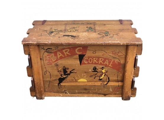 1950s Toy Chest - Camray Manufactures - Bar C