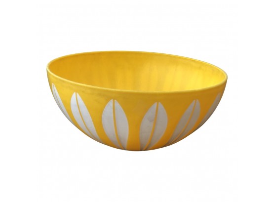 Vintage Yellow Plastic Bowl -Catherine Holm