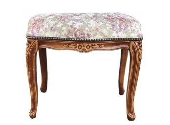 Beautiful Floral Bench - Footstool