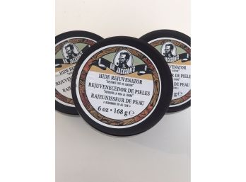 Three Six Ounce Containers Of Leather Conditioner