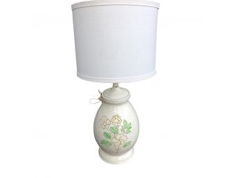 Vintage Flower Lamp -