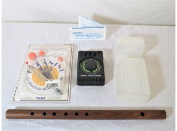 Musical Collection Metronome Wood Flute Trumpet Cleaning Kit