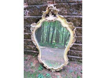 Large Rococo Wood Mirror