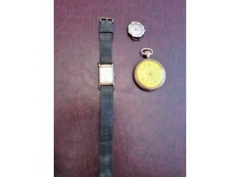 3 Vintage Watches Pocket Wrist