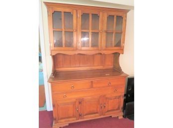 2 Piece Maple Dining Room Hutch