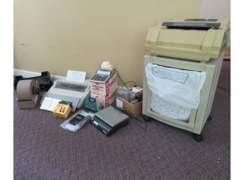 Office Machines Shredder Scale Rolodex Supplies