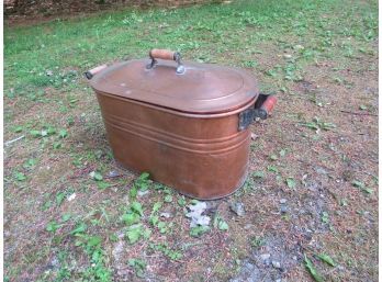 Vintage Copper Boiler With Cover