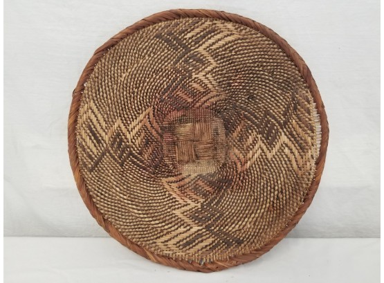 Vintage Handwoven African Binga Basket
