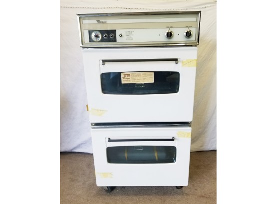 Vintage Whirlpool Mid Century Modern 30' Electric Whirlpool Built-In Double Oven RVE2688 - NEW