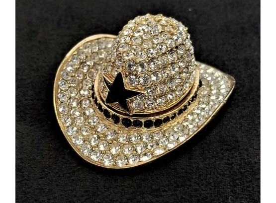 RARE Estee Lauder Dazzling Gold Cowboy Hat Black Star Perfume Compact Lot 4