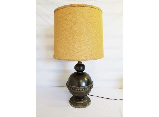 Vintage Metal Orb Table Lamp