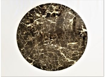 Antique Marble Black Round 21' Diameter