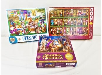 Three 1,000 Piece Puzzles For Adults