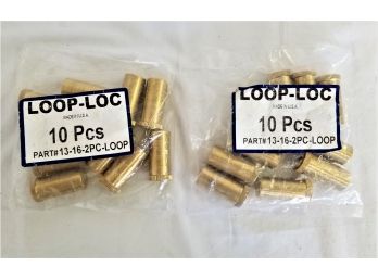 NEW Loop-Loc Swimming Pool Safety Cover Brass Anchors 10 Pcs Each Pack