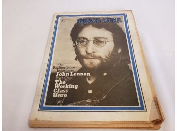1971 Rolling Stone Magazine John Lennon Creedence Clearwater Revival