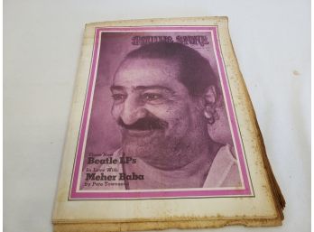 1970 Rolling Stone Magazine Meher Baba