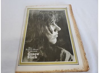 1970 Rolling Stone Magazine Grace Slick