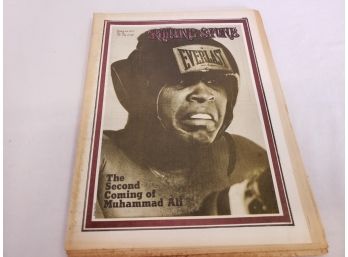 1971 Rolling Stone Magazine Muhammad Ali Johnny Winter