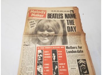 1968 Melody Maker Newspaper The Beatles Lulu
