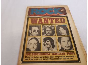 1971 Rock Newspaper, Jimi Hendrix Grand Funk Johnny Lee Hooker