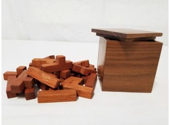 3D Wooden Brainteaser Puzzle