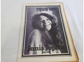 1970 Rolling Stone Magazine Janis Joplin Passes