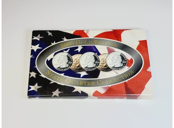 2000 Gold Covered Edition State Quarter Uncirculated  Set