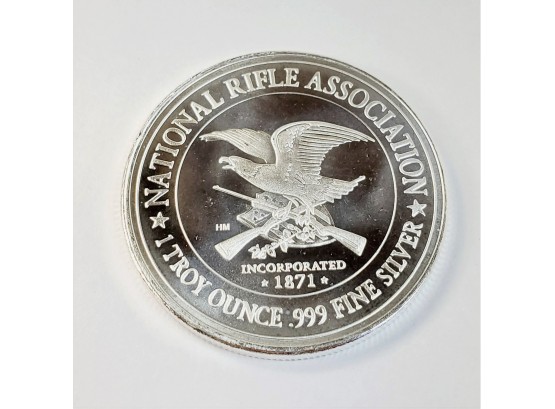 1 Oz Pure .999 Silver NRA Coin 2020 Proof