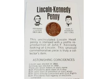 The Lincoln - Kennedy Penny With Info And Facts