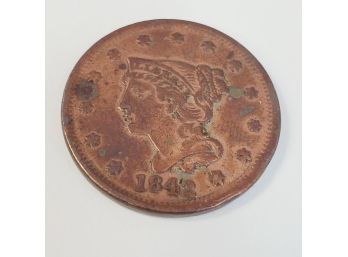 Sweet-------1842 Large Cent (180 Years Old)