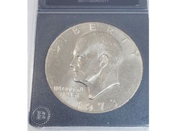 1973 Eisenhower Dollar Slabbed Unc