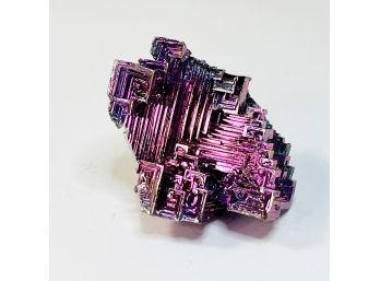 Bismuth - Purple Crystal  Cluster Pyramid Metal Rock Specimen