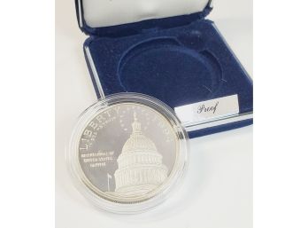 1994 U.S. Capitol Bicentennial Commemorative Proof Silver Dollar With Box/COA