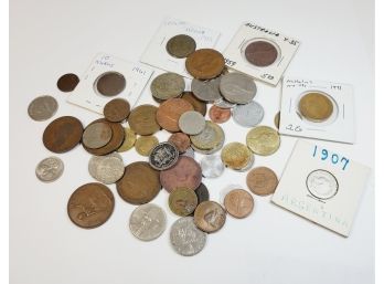 50 Pc - Foreign Coin Lot