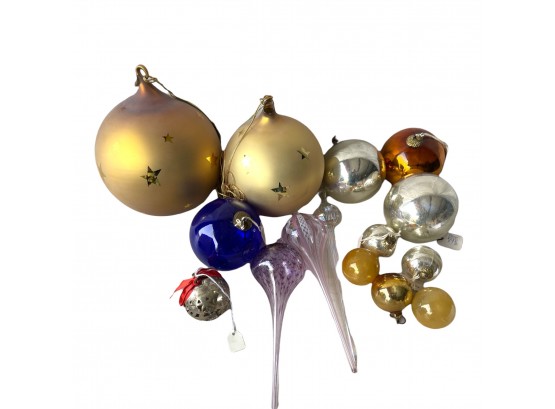 Collection Of Quality Christmas Ornaments. Department 56, Pottery Barn And More.