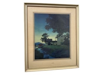 Vintage Maxfield Parrish 'twilight' Frame Print. House Of Art N.Y