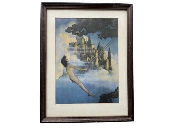 Maxfield Parrish 'dinky Bird' Vintage Framed Print.