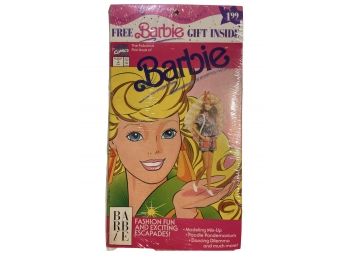 1991 Comics Barbie #1 & Barbie Fashion #1  Factory Sealed . Two In One Package .
